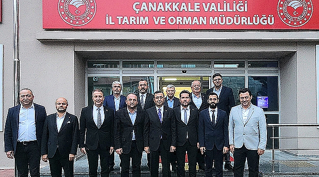AK PARTİ İLÇE BAŞKANLARINDAN ERGÜN DEMİRHAN'A ZİYARET