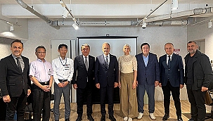 BAŞKAN ERKEK VE BERABERİNDEKİ HEYETTEN İTABASHİ BELEDİYESİNE ZİYARET