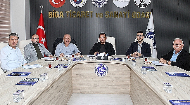 BİGA TSO 9 NO'LU MESLEK KOMİTESİ OLAĞAN TOPLANTISINI GERÇEKLEŞTİRDİ