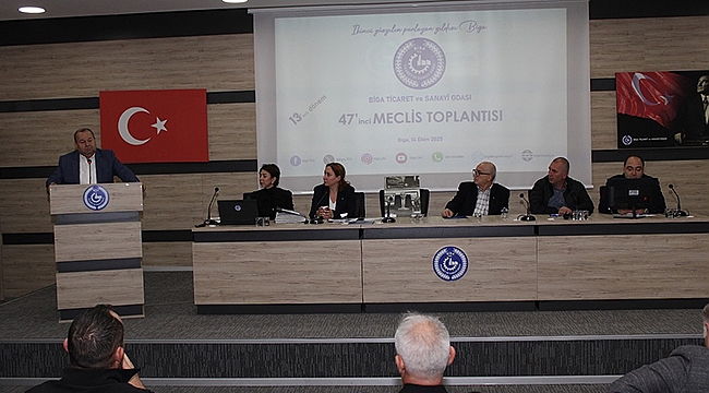 BİGA TSO MECLİSİNDE BAŞKAN DEĞİŞİKLİĞİ