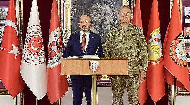 BÜLENT TURAN'DAN, 2. KOLORDU'YA ZİYARET