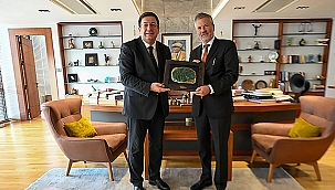 BÜYÜKELÇİ GAARDER'DAN BAŞKAN ERKEK'E ZİYARET