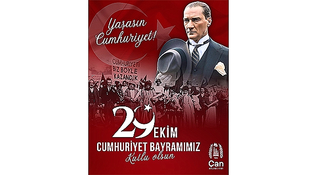 ÇAN BELEDİYESİ'NDEN 29 EKİM MESAJI