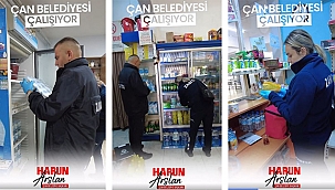 ÇAN BELEDİYESİ ZABITA DENETİMLERİ SÜRÜYOR