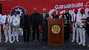 "ÇANAKKALE ÇARŞI ALIŞVERİŞ GÜNLERİ" HEDİYE TÖRENİ İLE TAMAMLANDI