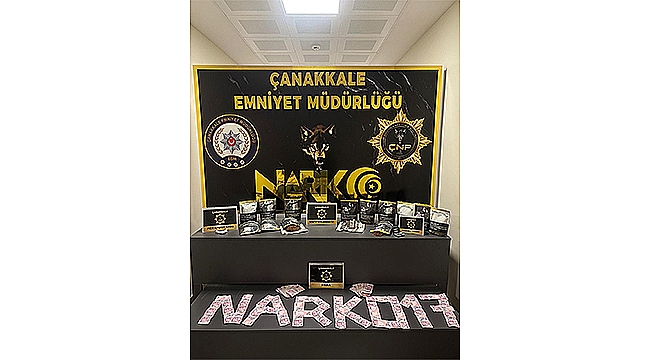  ÇANAKKALE'DE UYUŞTURUCU OPERASYONU: 2 KİŞİ TUTUKLANDI