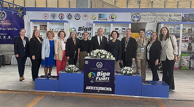 ÇANAKKALE TİCARET VE SANAYİ ODASI BİGA FUARI AÇILIŞINA KATILDI