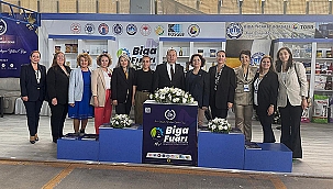 ÇANAKKALE TİCARET VE SANAYİ ODASI BİGA FUARI AÇILIŞINA KATILDI