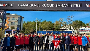 ÇANAKKALESPOR'DAN KÜÇÜK SANAYİ ESNAFINA ZİYARET