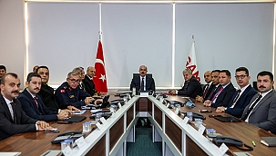 İL GÜVENLİK, ASAYİŞ VE KOORDİNASYON TOPLANTISI GERÇEKLEŞTİRİLDİ