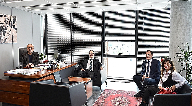  İL KÜLTÜR VE TURİZM MÜDÜRLÜĞÜ HEYETİNDEN BAŞKAN YARDIMCISI DEHMEN'E ZİYARET