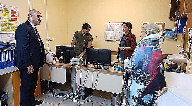 İL SAĞLIK MÜDÜRÜ GÖRGÜLÜ'DEN EZİNE DEVLET HASTANESİ'NE ZİYARET