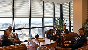  KAYMAKAMLARDAN ÇANAKKALE TİCARET VE SANAYİ ODASI'NA ZİYARET