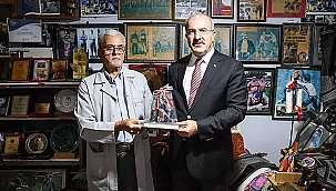 KISPET USTASI İRFAN ŞAHİN'E VALİ TORAMAN'DAN ZİYARET