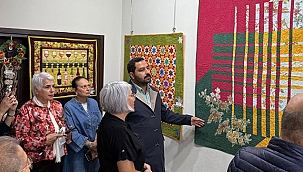 “KUMAŞLARIN DİLİNDEN SONBAHAR” SERGİSİ AÇILDI