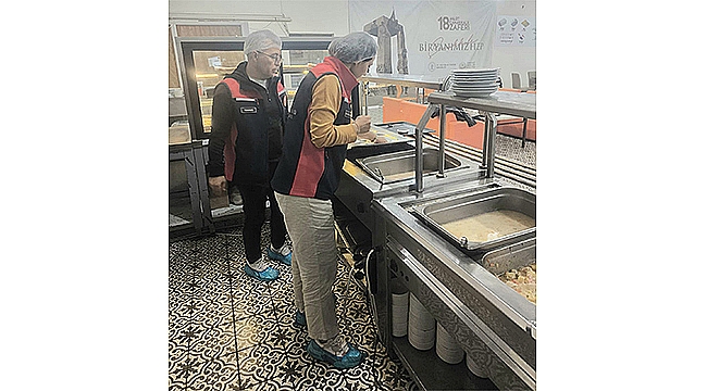 KYK YURT YEMEKHANELERİNDE EŞ ZAMANLI GIDA DENETİMİ