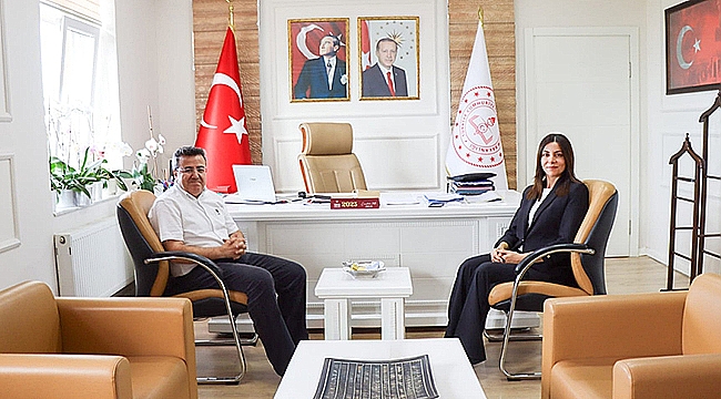 PROF. DR. UĞUR TÜRKMEN'DEN İL MİLLÎ EĞİTİM MÜDÜRLÜĞÜNE ZİYARET