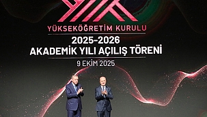 REKTÖR ERENOĞLU, YÜKSEKÖĞRETİM AKADEMİK YILI AÇILIŞ TÖRENİ'NE KATILDI