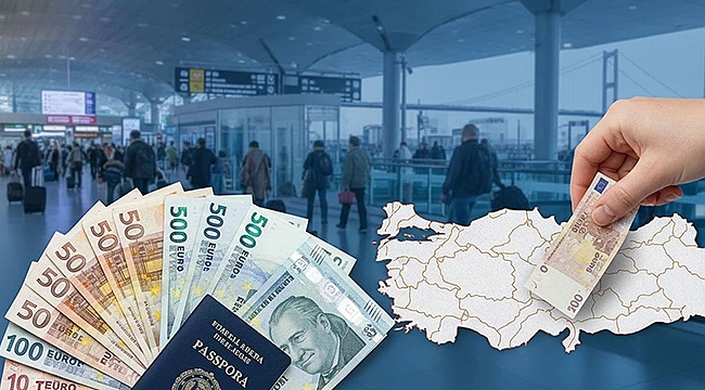 TURİZM GELİRİ 2025'İN ÜÇÜNCÜ ÇEYREĞİNDE %3,9 ARTTI