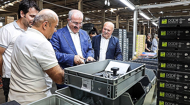 VALİ ÖMER TORAMAN'DAN ÇANAKKALE OSB'DE FABRİKA ZİYARETLERİ