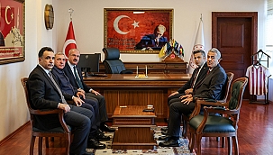 VALİ TORAMAN BAYRAMİÇ KAYMAKAMLIĞINI ZİYARET ETTİ