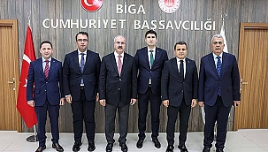 VALİ TORAMAN'DAN HAKİM ERMAN TECİR'E HAYIRLI OLSUN ZİYARETİ