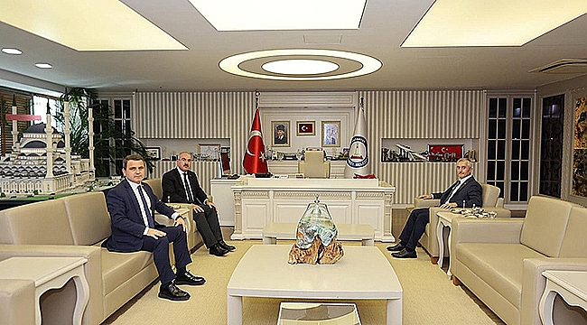 VALİ TORAMAN'DAN ZİYARET ŞAHİNBEY BELEDİYESİ'NE ZİYARET