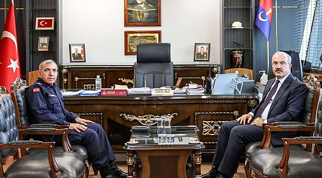 VALİ TORAMAN, İL JANDARMA KOMUTANLIĞINI ZİYARET ETTİ