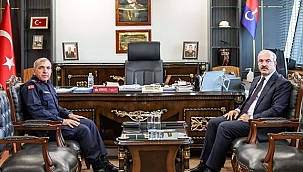 VALİ TORAMAN, İL JANDARMA KOMUTANLIĞINI ZİYARET ETTİ