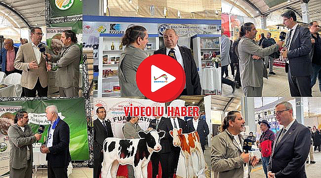 YETKİLİLER VE SİYASİLERDEN BİGA TARIM FUARI'NA TAM DESTEK