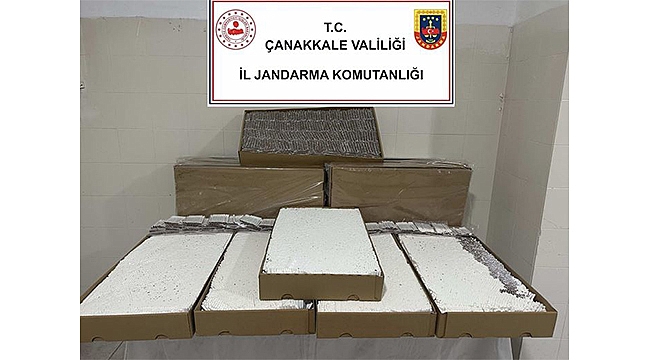 ÇAN'DA KAÇAKÇILIK OPERASYONU!