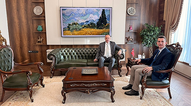 EZİNE KAYMAKAMI YUSUF KAPTANOĞLU'NDAN ZİYARET