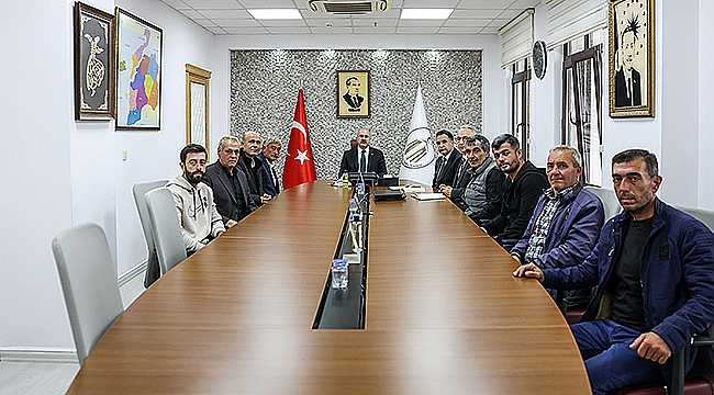  VALİ TORAMAN MUHTARLARI KABUL ETTİ