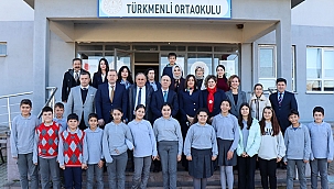 BAYRAMİÇ TÜRKMENLİ ORTAOKULUNA ZİYARET