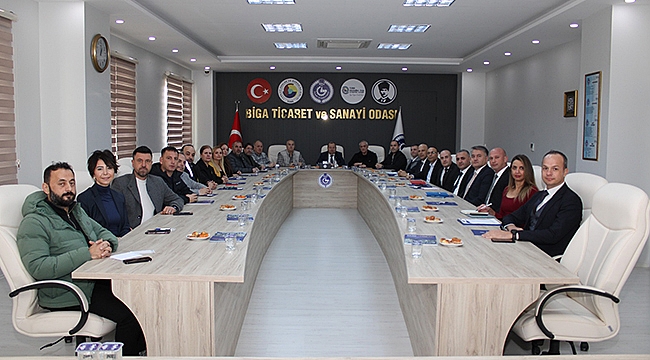 BİGA'DA EKONOMİ MASAYA YATIRILDI