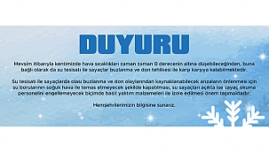 ÇANAKKALE BELEDİYESİ'NDEN DUYURU!