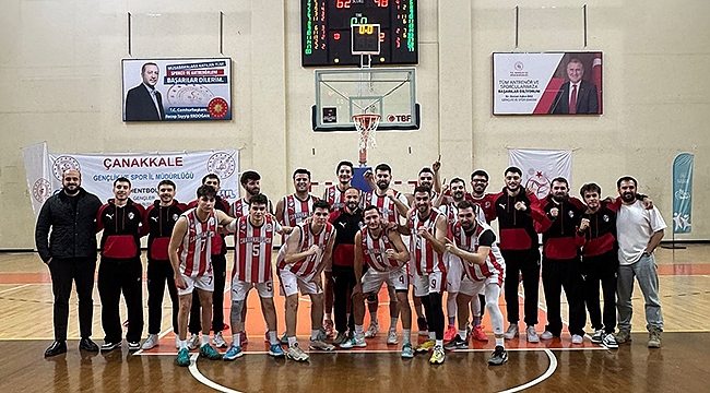 ÇANAKKALESPOR POTADA ŞAMPİYON OLDU