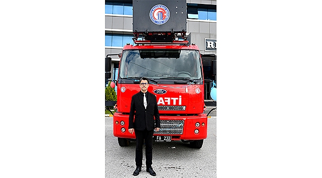 ÇOMÜ ARAÇ PARKINA YENİ İTFAİYE İŞ MAKİNESİ KAZANDIRILDI