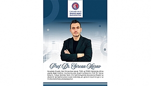 ÇOMÜ ARAŞTIRMA DEKANI PROF. DR. SERCAN KARAV'A ULUSLARARASI GÖREV