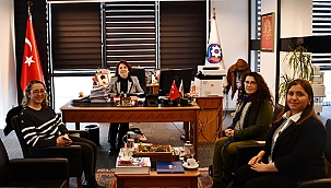 ÇOMÜ'DEN, ÇTSO GENEL SEKRETERİ SEMA SANDAL'A ZİYARET