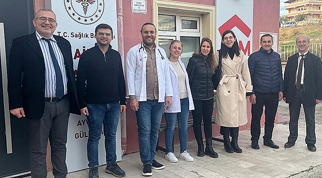 GÜLPINAR'DAKİ SAĞLIK BİRİMLERİNE SAHA ZİYARETİ