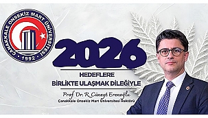 "HEDEFLERE BİRLİKTE ULAŞMAK DİLEĞİYLE"