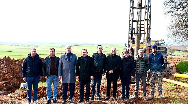 KARABİGA'NIN GELECEĞİ GÜVENCE ALTINA ALINIYOR! 7. SU KUYUSU AÇILDI