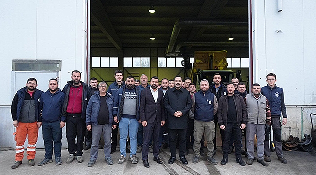 KENT KONSEYİ BAŞKANI FIRAT'TAN ÖZEL İDARE EMEKÇİLERİNE ZİYARET