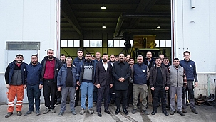 KENT KONSEYİ BAŞKANI FIRAT'TAN ÖZEL İDARE EMEKÇİLERİNE ZİYARET