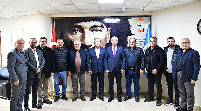 ŞOFÖRLER ODASI'NDAN KEPEZ BELEDİYESİ'NE ZİYARET