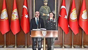 VALİ TORAMAN'DAN 1. ORDU KOMUTANLIĞI'NA NEZAKET ZİYARETİ