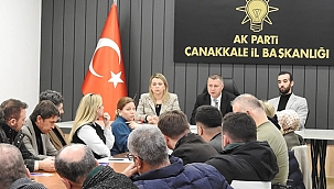 AK PARTİ'DE İL YÖNETİM KURULU TOPLANTISI GERÇEKLEŞTİRİLDİ