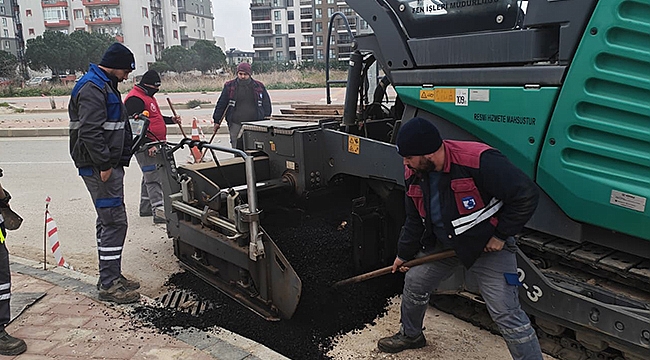 BARIŞ MAHALLESİ'NDE ÜSTYAPI ÇALIŞMALARI DEVAM EDİYOR