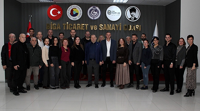 BİGA TİCARET VE SANAYİ ODASI, BASIN MENSUPLARIYLA BİR ARAYA GELDİ